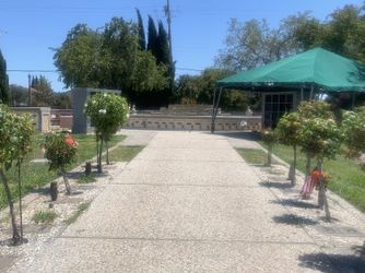 Cedar Lawn Memorial Park / Lima Family Mortuary Milpitas Fremont — double grave or 2 in 1 plot.