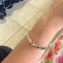 Pulsera Corte De Brillo 10k