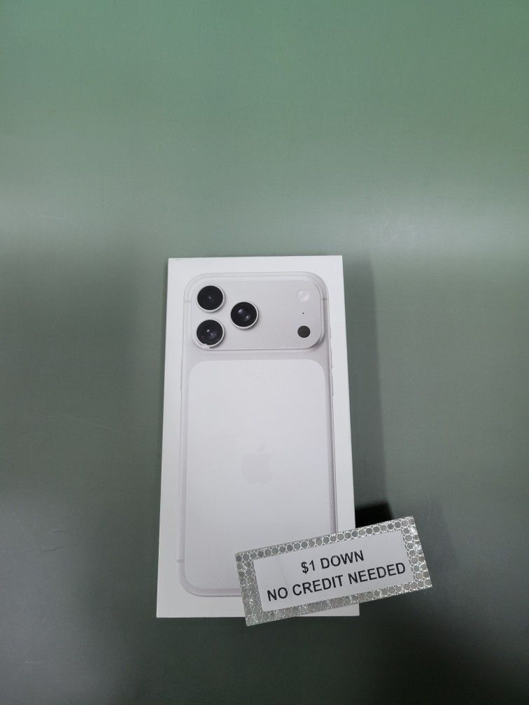 Apple IPhone 17 Pro Max Unlocked 256gb Brand new - 5 Dollars Down No Credit Needed! 