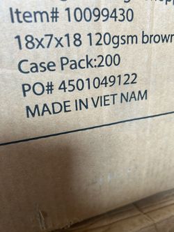 the whole box of shopping or delivery bags