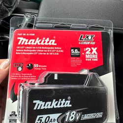 Makita 5 amp 18 v battery