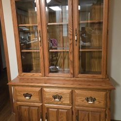 China Cabinet- Oak