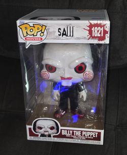 Funko Pop! Saw Billy the Puppet #1821 10"inch Jumbo Vinyl Figure New