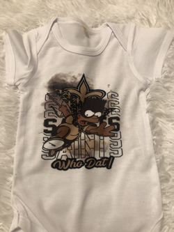 Saints who dat onesie