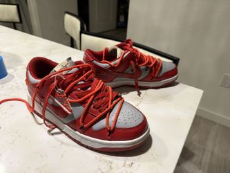 Nike Off White Red Size 9.5