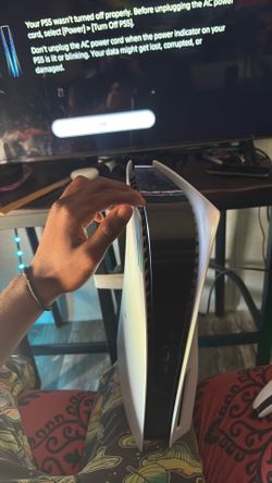 PS5 disc edition , can hold 825GB of storage