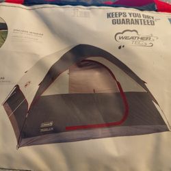 Six Man Dome Tent By Coleman 