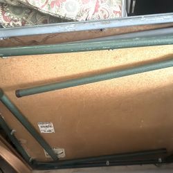 Two square card tables good condition a little bit of rust on legs