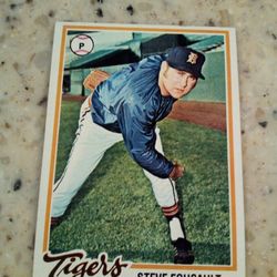 Vintage 1978   Steve Foucault/ Detroit tigers/ card # 68