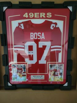 49ers Nick Bosa Autographed Jersey 