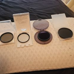 Black Pro Mist, Variable ND and CPL Filters Bundle!!