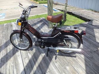 Vintage moped