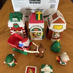 Fisher Price Little People Christmas Village Play set 