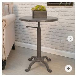 Metal Industrial Side Table