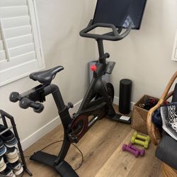 Peloton Bike+ with Weights