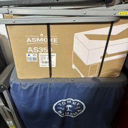 Asmoke350 Wood Pellet Stove With Pellets Included 