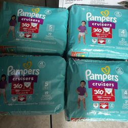 Pampers Cruisers Size 4&5