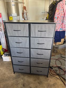 New dresser with 10 cloth drawers $40