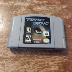 Perfect Dark N64 Nintendo Game Authentic 