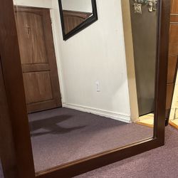 Wooden Mirror