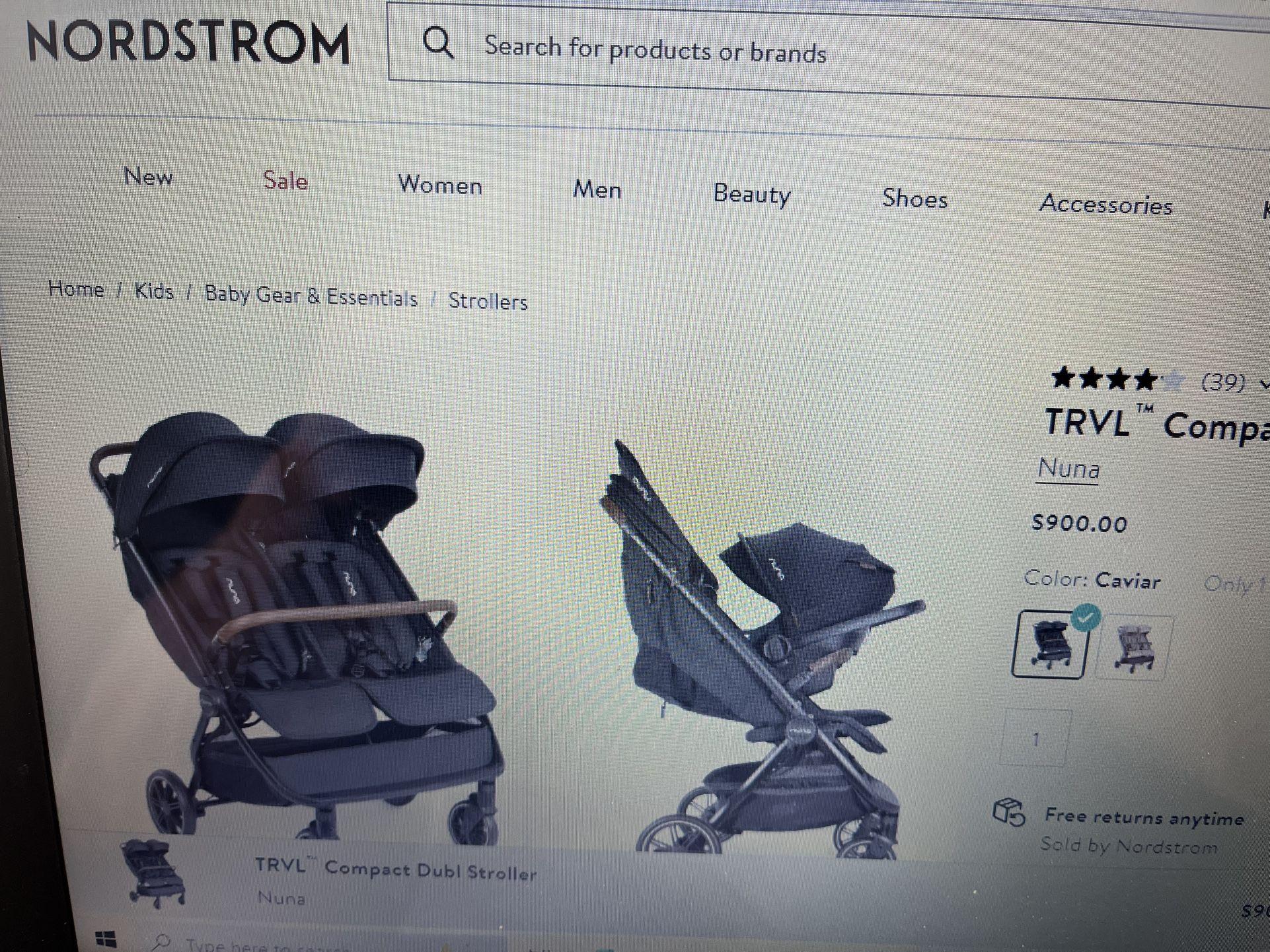 NUNA Double Stroller