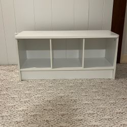 White Bookcase/Shelving Organizer