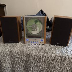 MINT Sony CMT-EX1 Compact Component System HCD-EX1 tested & SS-CEX1 Speakers✅