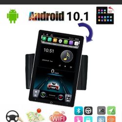 Double 2DIN Rotatable 10.1'' Android 11.0 Touch Screen Car Stereo Radio GPS Wifi