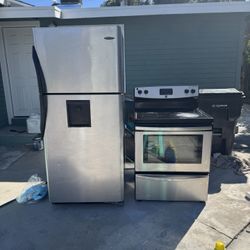 Fridge And Oven Combo