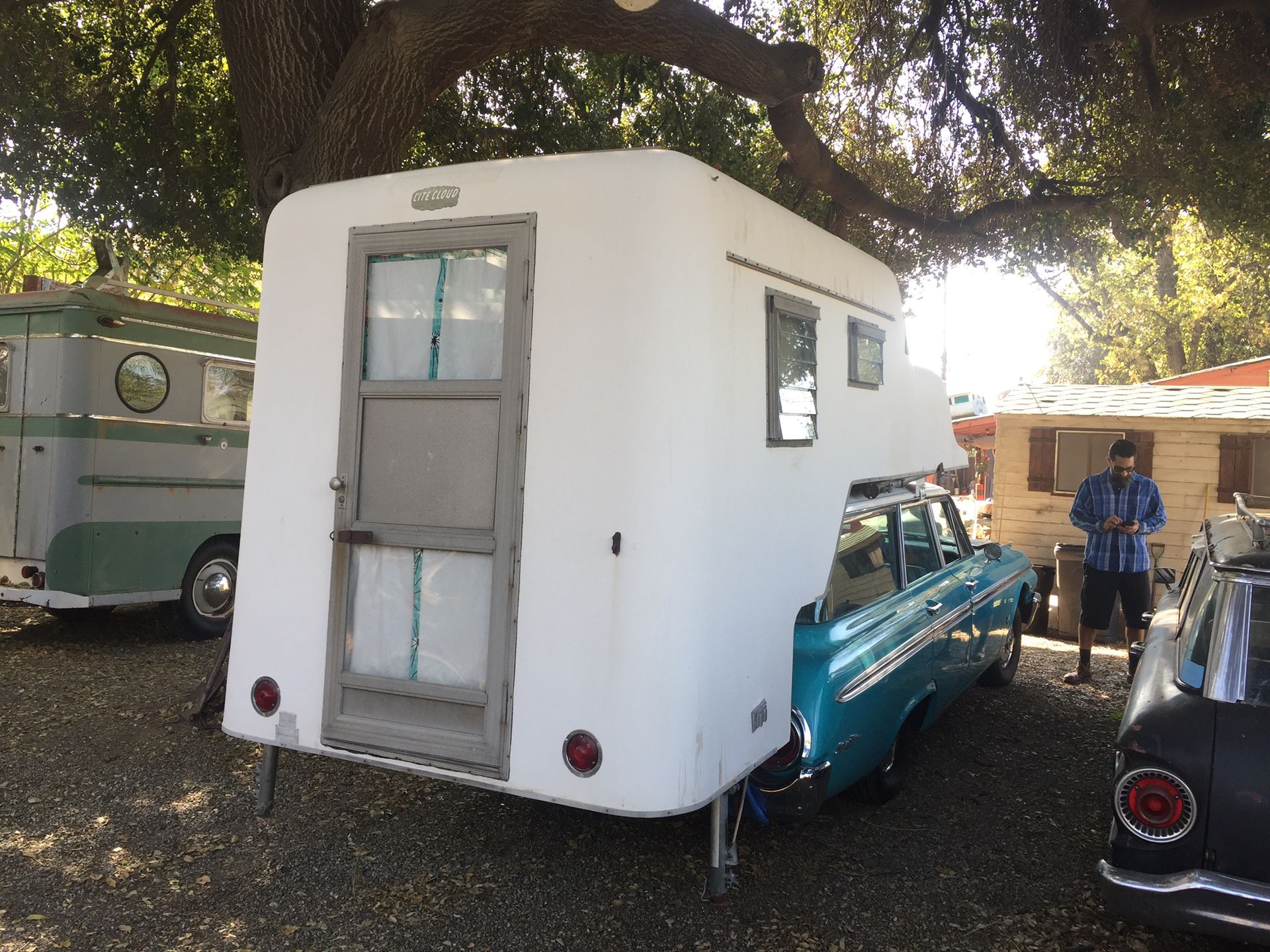 Very rare 1966 “Litehouse Tote motel” Station Wagon Camper, fits a full size mid-1960’s Station Wagon, fully equipped!! $2800.00