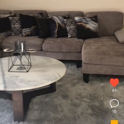 Grey Sectional Couch 