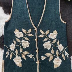 Vintage Christmas Vest