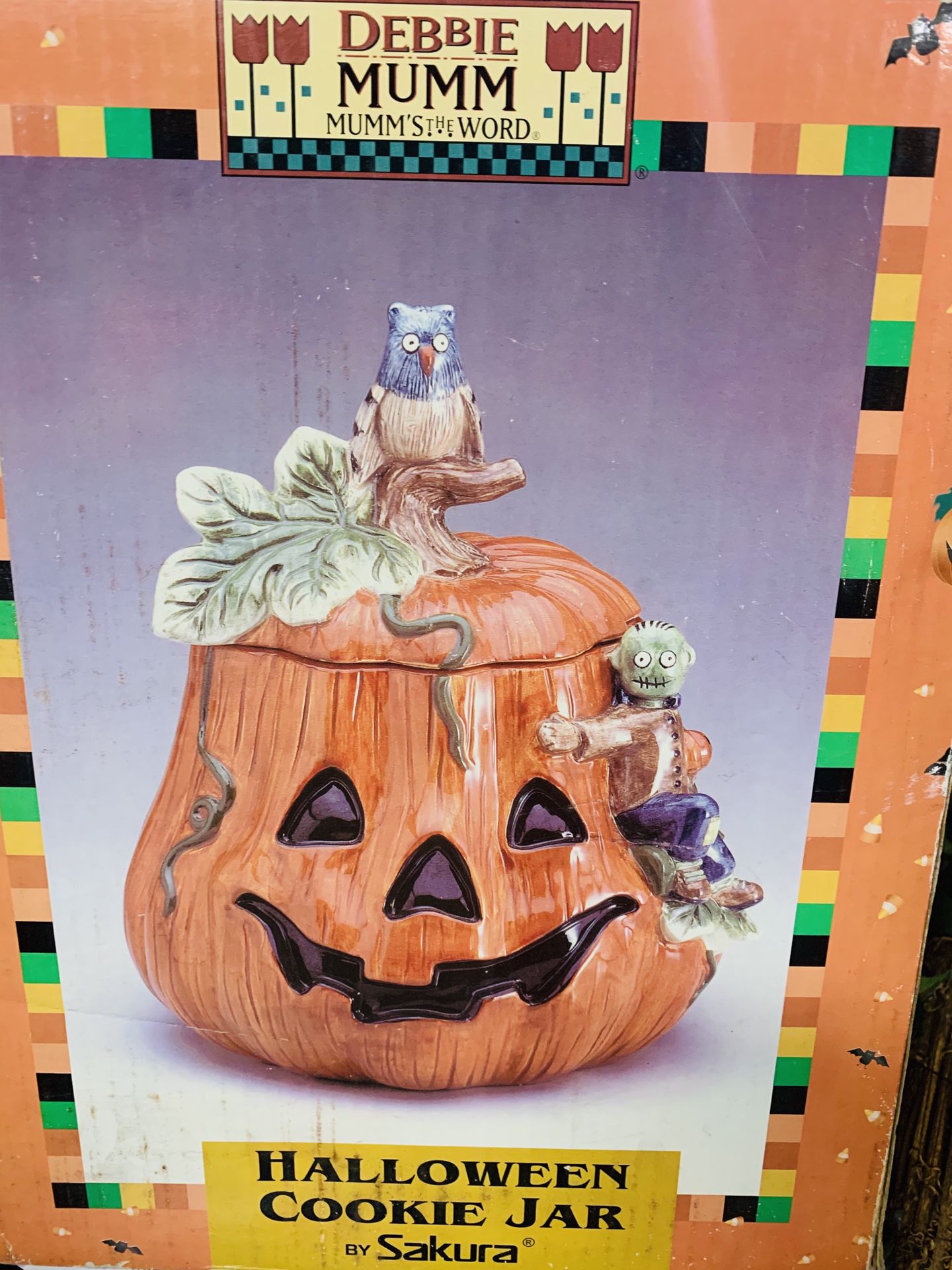 Halloween Pumpkin Cookie Jar