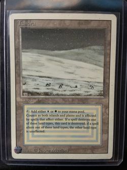 MTG Unlimited Tundra Dual Land — 1993 Original — $1,100 OBO