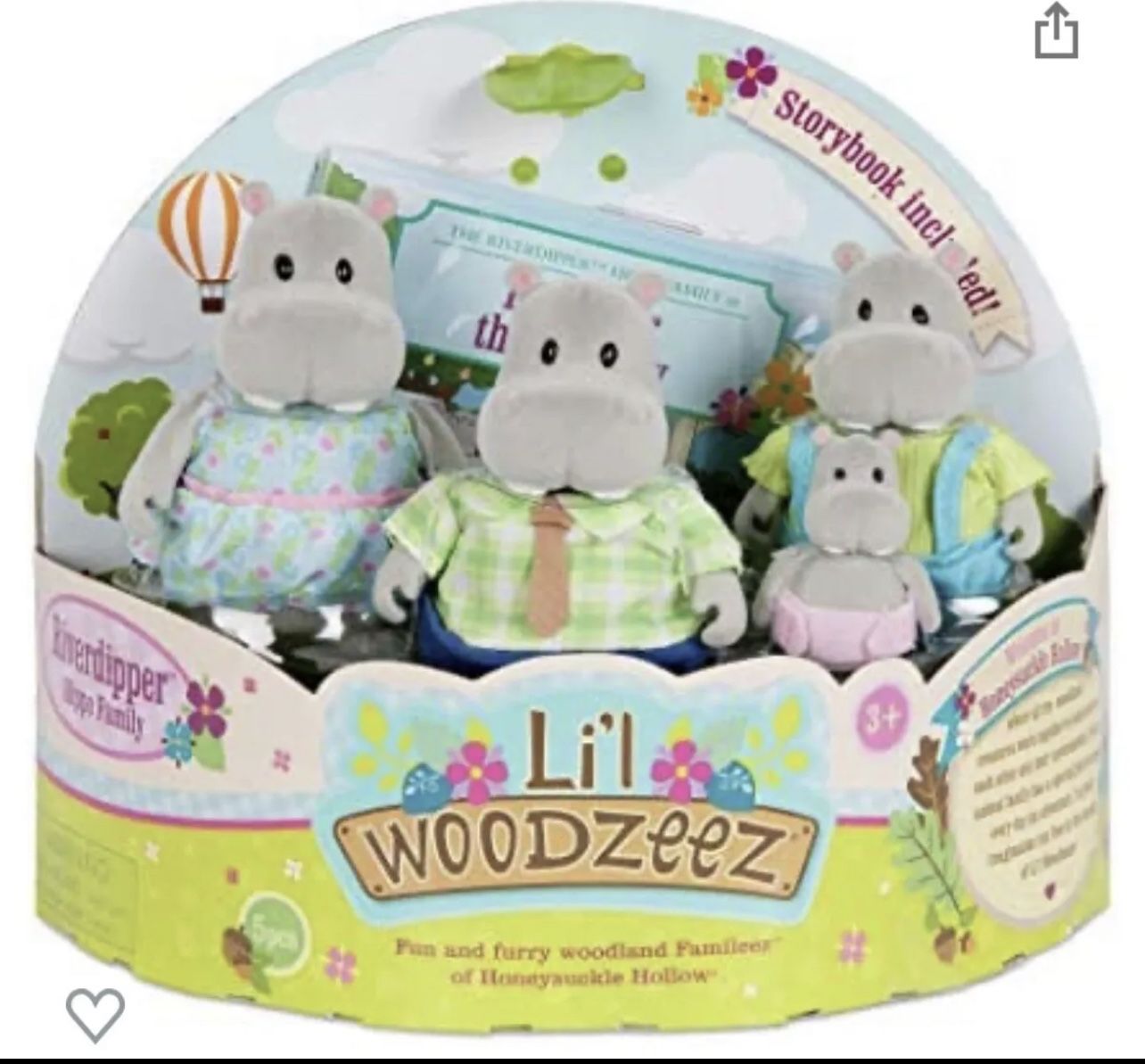 Li'l Woodzeez Family with storybook