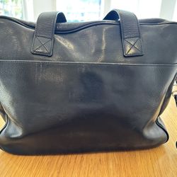 Cole Haan All Leather Laptop Messenger BAG