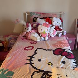 Twin Size Bed frame And Mattress 