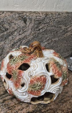 Cute Pumpkin Votive Candle Holder