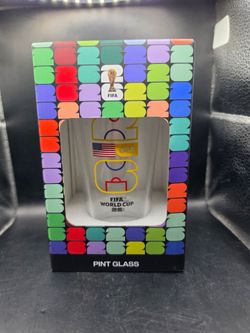 USA FIFA World Cup 2026 Officially Licensed Pint Glass 16 oz Clear