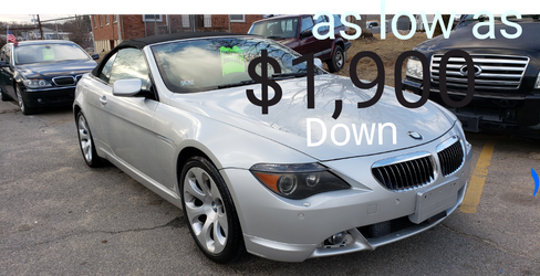 Spring is here!! BMW 6 series drop top