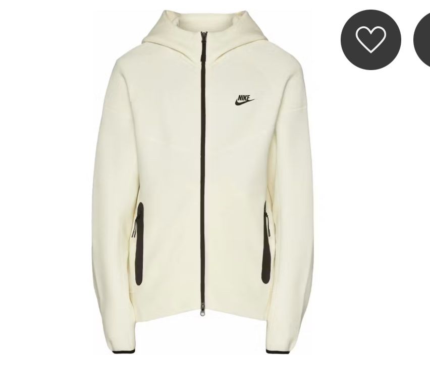 Nike tech cream, color size medium