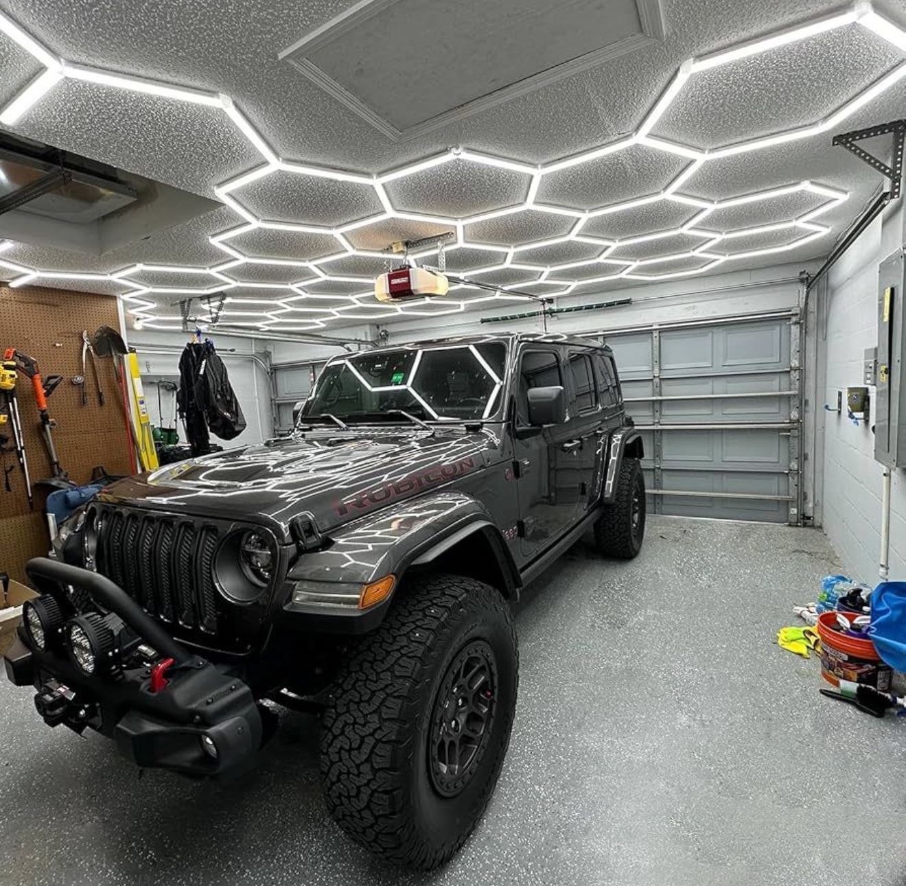 tewei Hexagon LED Garage Lights 