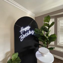 Backdrop Neon Sign 