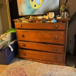 Beautiful wood dresser from crate and barrel!