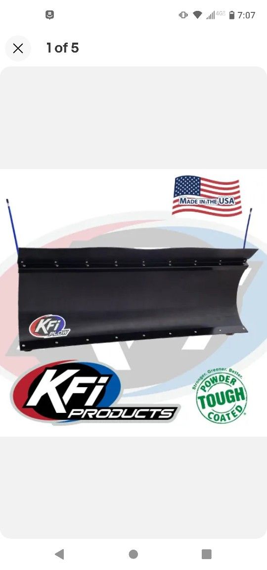 KFI 60" ATV Poly Blade Snow Plow Kit for Sale in Wappingers Fl, NY