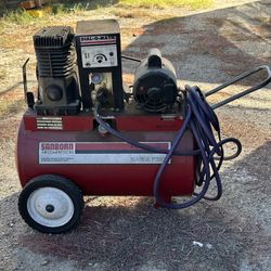 Air compressor - Sanborn 2HP/7.1 SCFM@40PSI  22 Gallon 