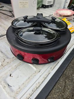 Faberware Triple Oval Buffet Slow Cooker