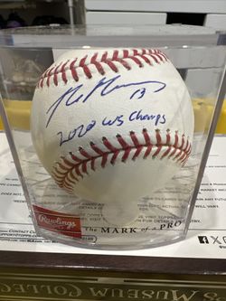 Max Muncy 13 - World Series - Autographed Baseball 