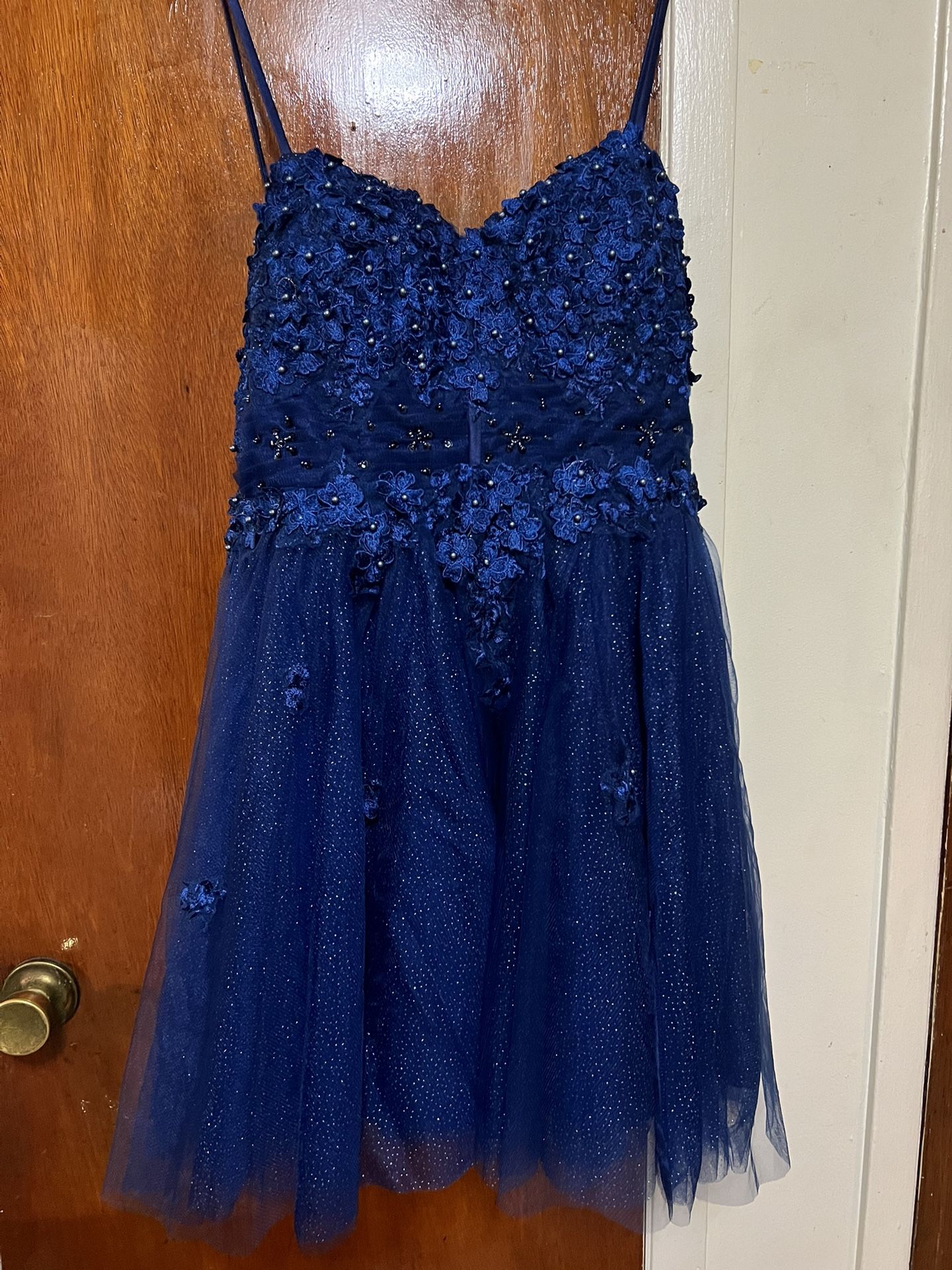 Blue Lace Dress