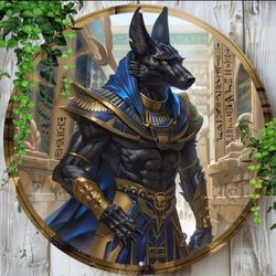"Guardian of the Afterlife: Anubis Medallion"